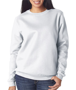 sweatshirt anvil crew neck ladies blankstyle blank