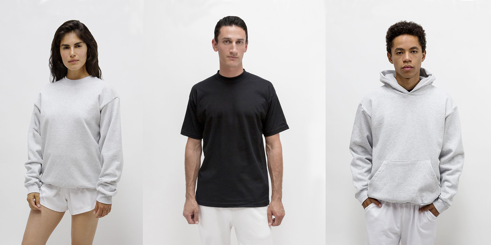 FF01 - Poly-Cotton Crew Neck T-Shirt – Los Angeles Apparel