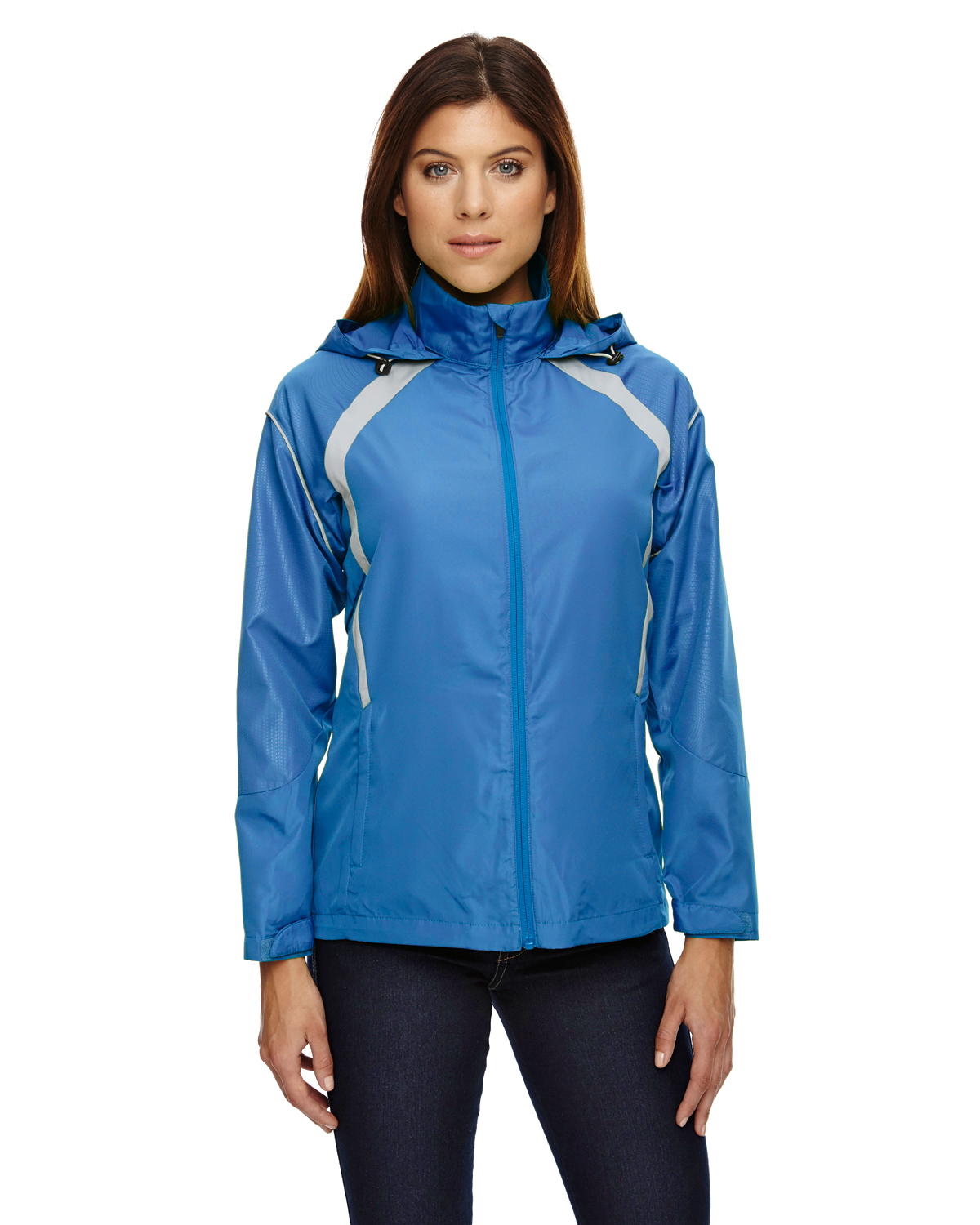 North End 78168 Ladies' Sirius Lightweight Jacket with Embossed Print ...