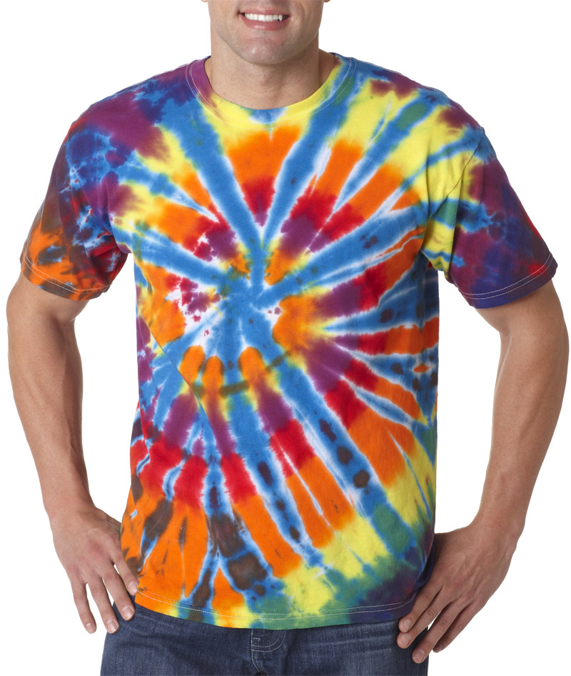 tie dye bulk shirts