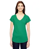 6750VL Anvil - Ladies' Triblend V-Neck T-Shirt  in Heather green