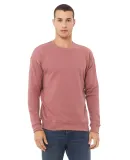 BELLA+CANVAS 3945 Unisex Drop Shoulder Sweatshirt in Mauve