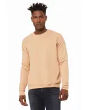 BELLA+CANVAS 3945 Unisex Drop Shoulder Sweatshirt in Hthr sand dune