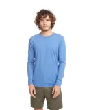 6071 Next Level Men's Triblend Long-Sleeve Crew Te in Vintage royal