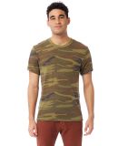 AA1973 Alternative Apparel Unisex Eco Heather Crew in Camo