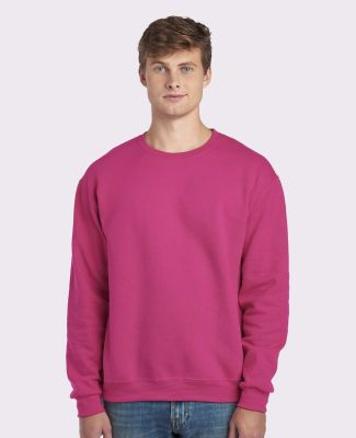 Jerzees 562 Adult NuBlend Crewneck Sweatshirt in Cyber pink