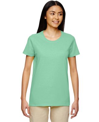 5000L Gildan Missy Fit Heavy Cotton T-Shirt in Mint green