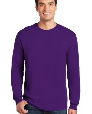 5400 Gildan Adult Heavy Cotton Long-Sleeve T-Shirt in Purple