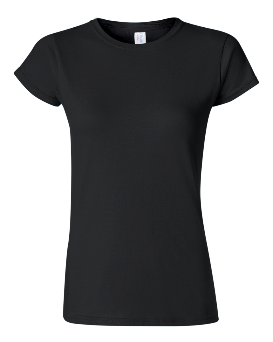 64000L Gildan Ladies 4.5 oz. SoftStyle™ Ringspun T-Shirt Blank ...