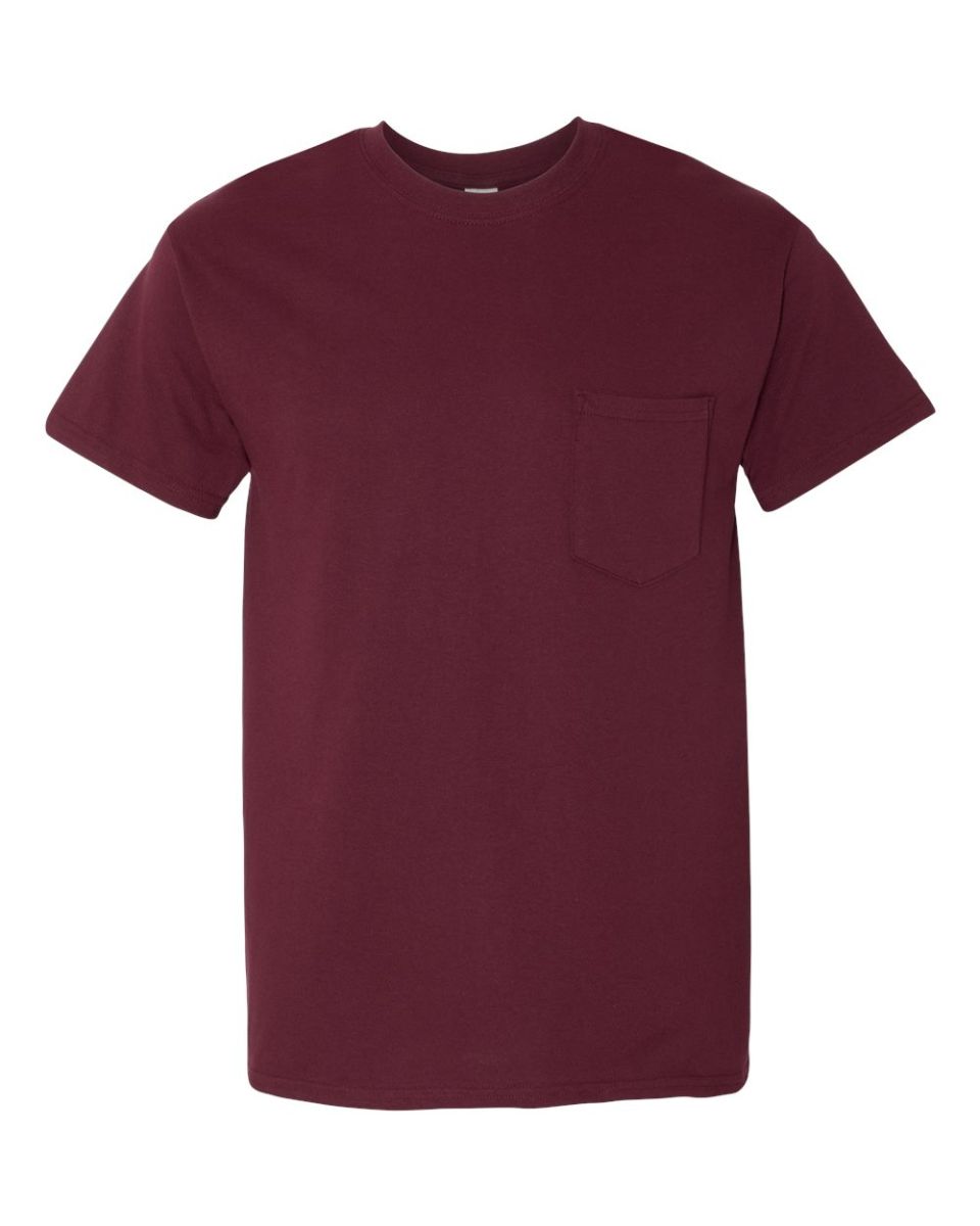 gildan maroon tshirt