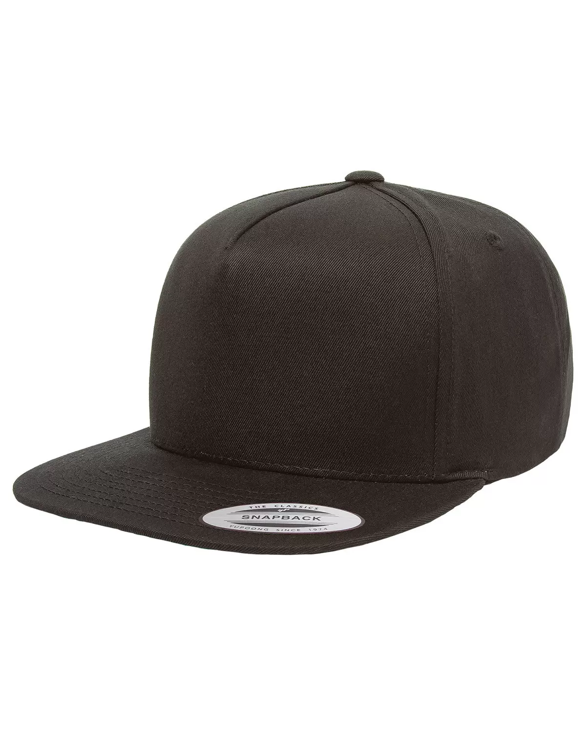 6007 Yupoong Five-Panel From Cap Bill - Flat