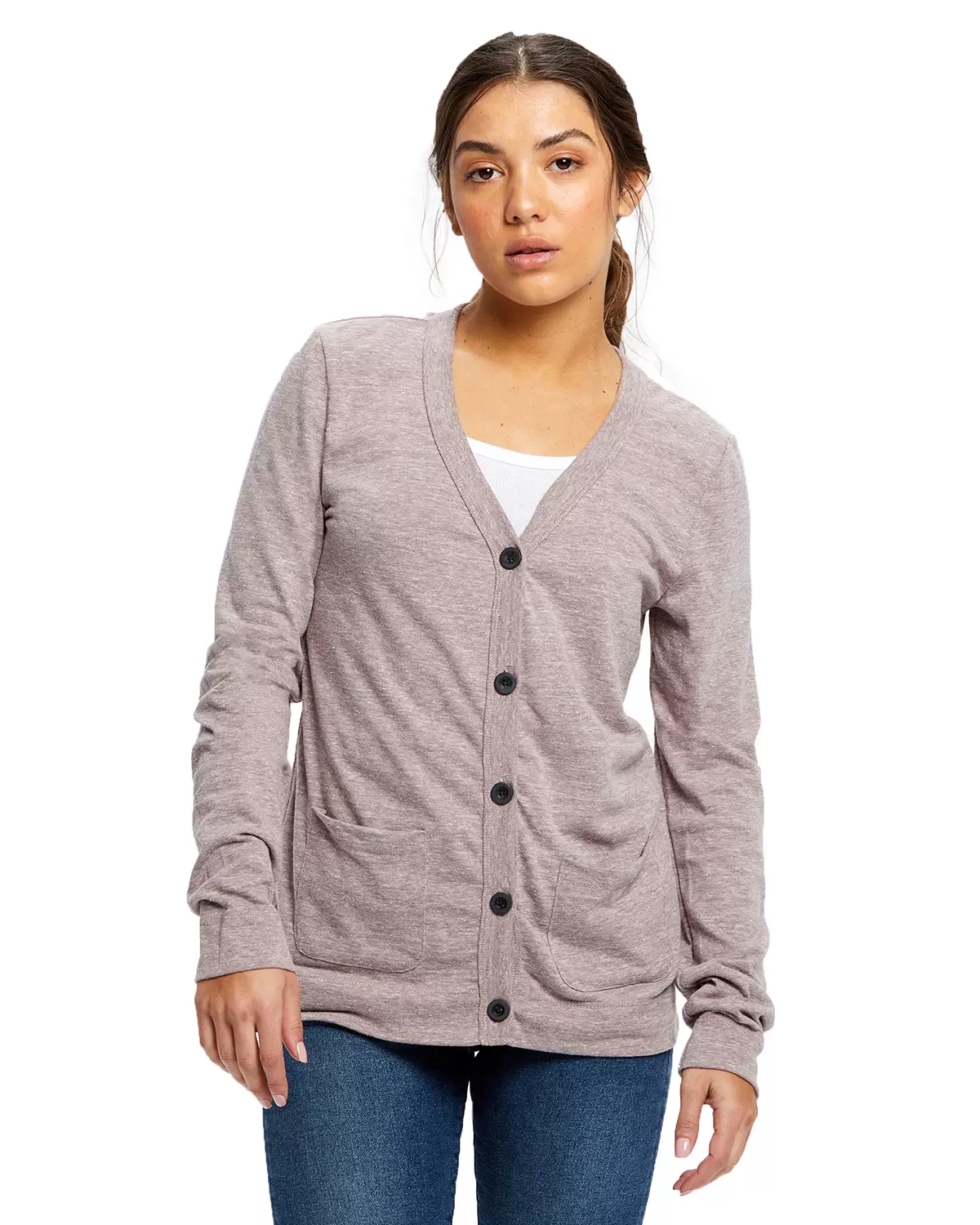 US Blanks US950 Women's Tri-Blend Cardigan - From $18.41