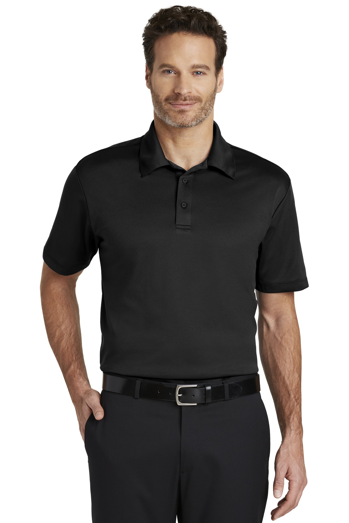 Port Authority K540 Silk Touch Performance Polo Black