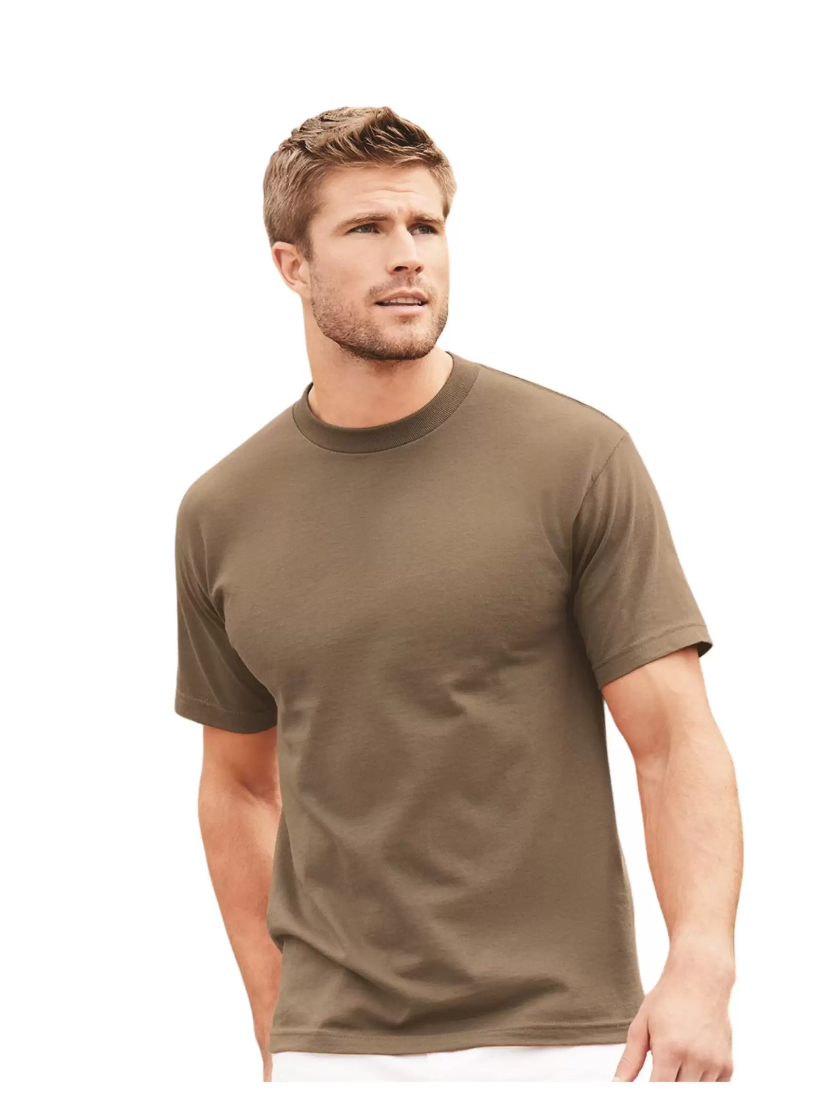 American Apparel 1301 Unisex Heavyweight Cotton T-Shirt - Sand