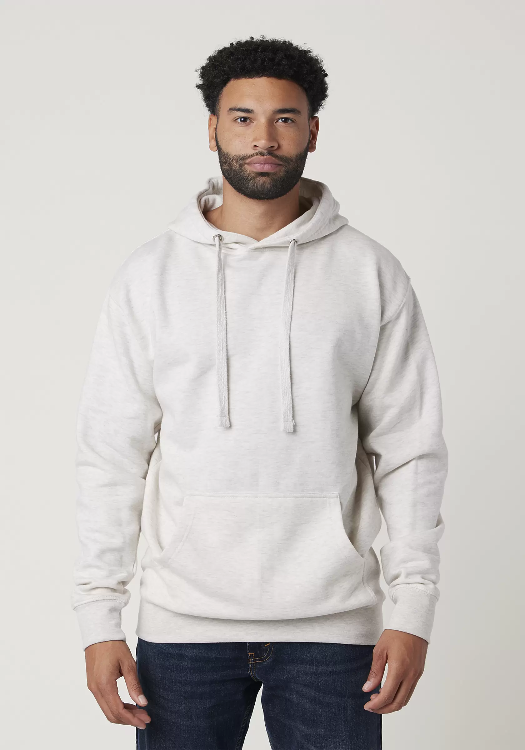 Cotton Heritage M2580 PREMIUM PULLOVER HOODIE Oatmeal Heather - From $16.07