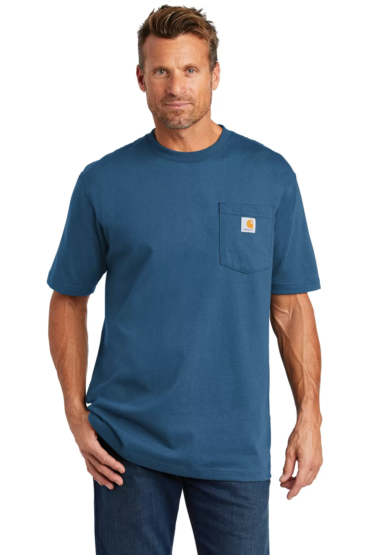 CARHARTT K87 Carhartt Workwear Pocket Short Sleeve T-Shirt Lakeshore