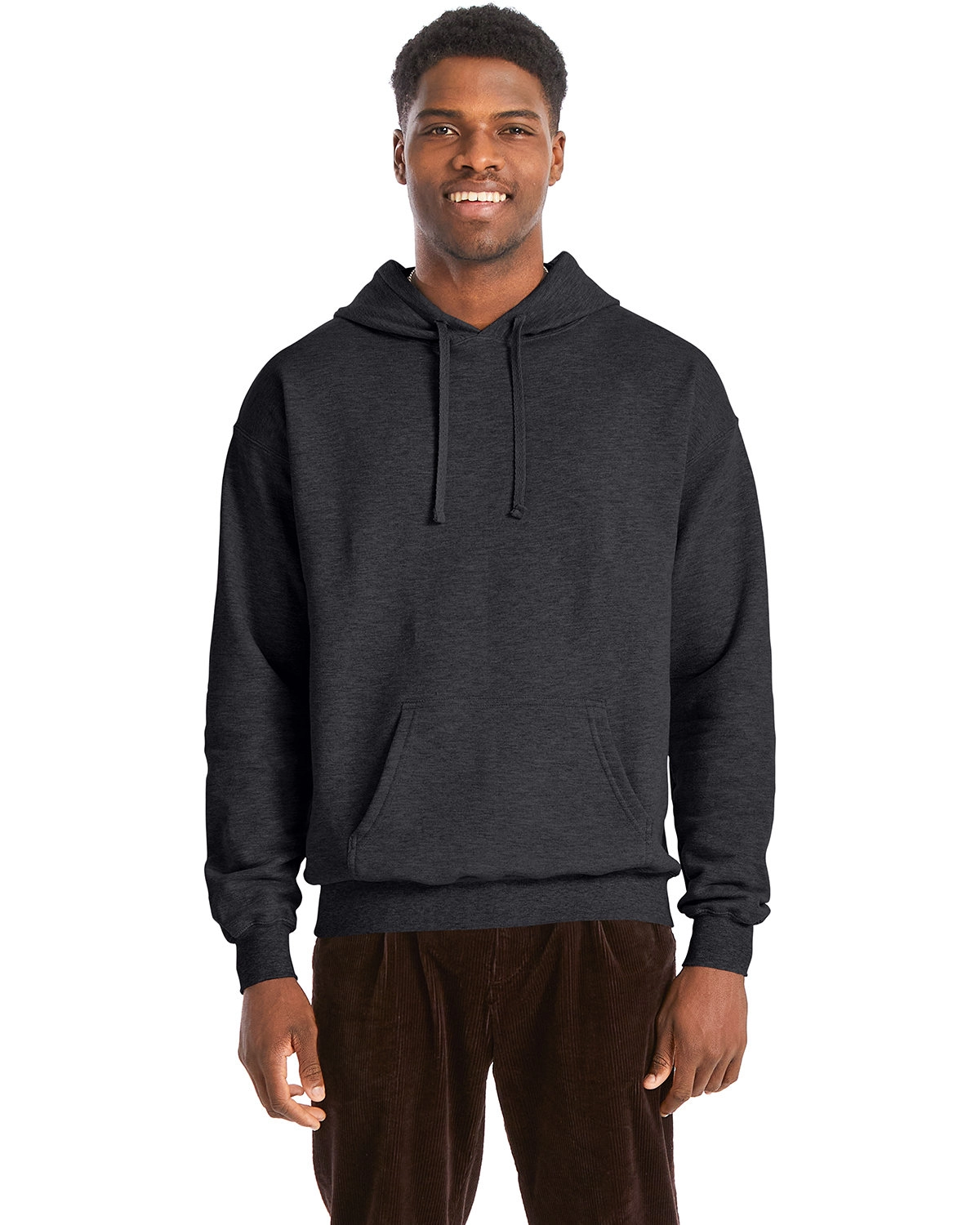 Hanes RS170, Adult Perfect Sweats Pullover Hooded Sweatshirt