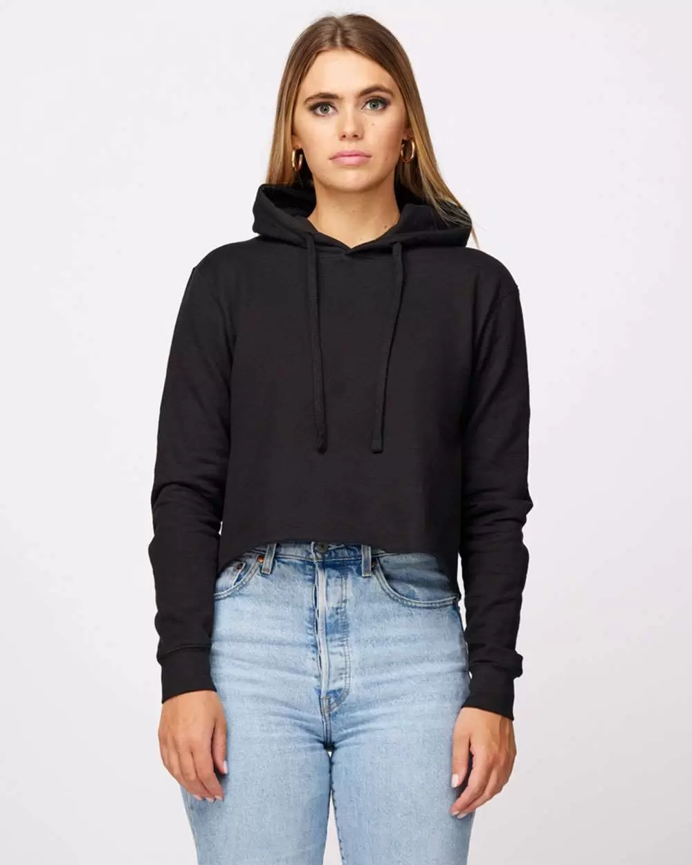 Tultex 585 Women's Cropped Fleece Hooded Sweatshirt - From $15.27