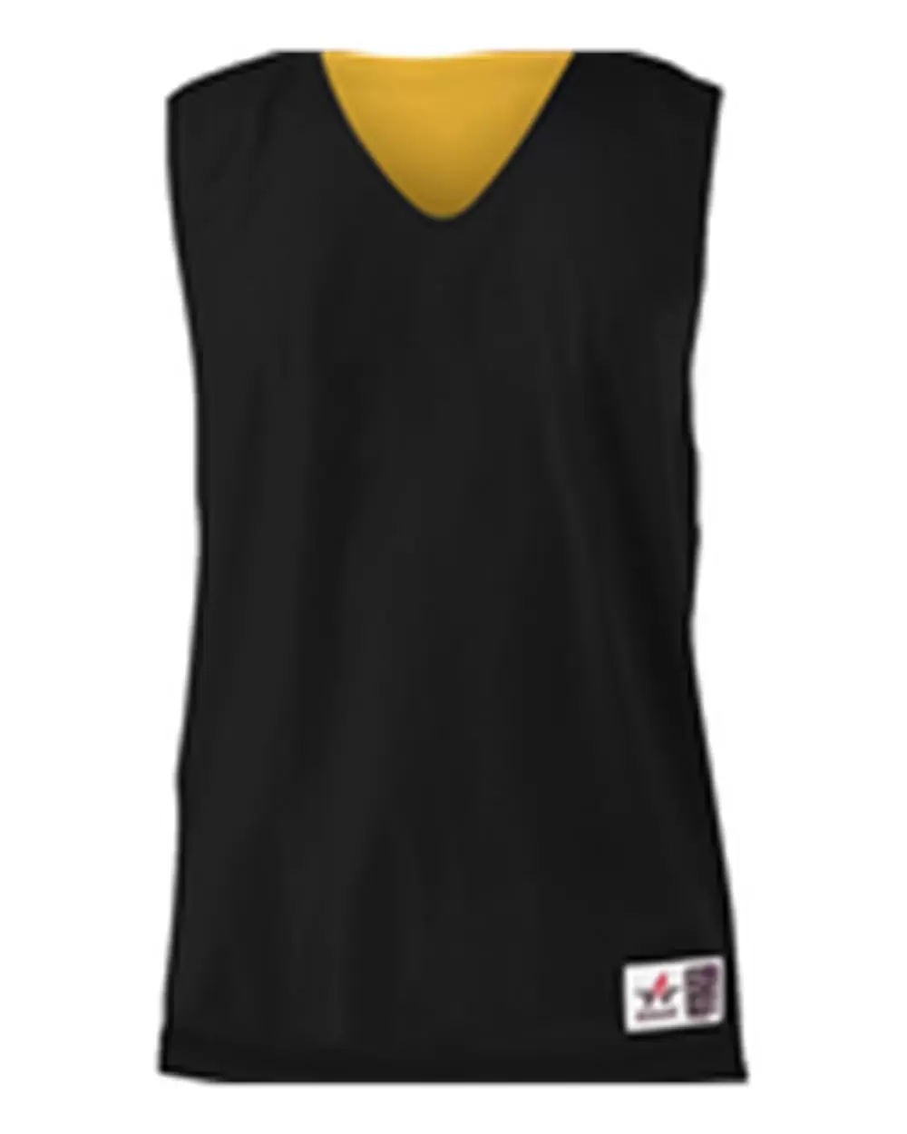 Alleson Athletic Reversible Mesh Tank, Vegas Gold/ White - S