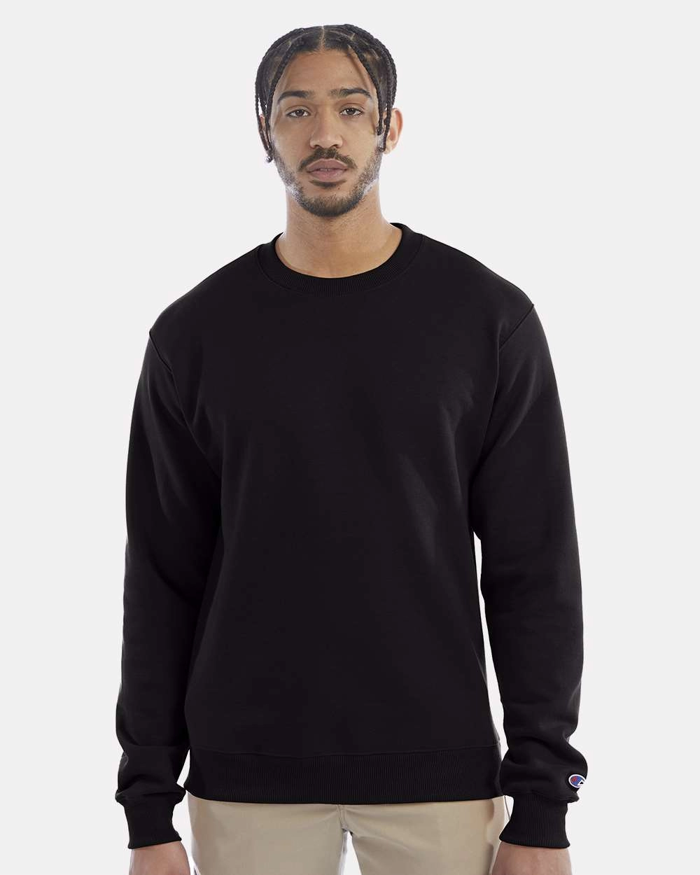 S600 Champion Logo Double Dry Crewneck Pullover sweatshirt - From $15.12