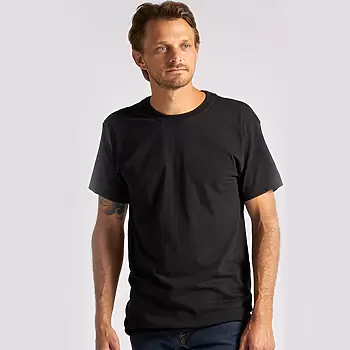 M&O 4800 Gold Soft Touch T-Shirt - Charcoal