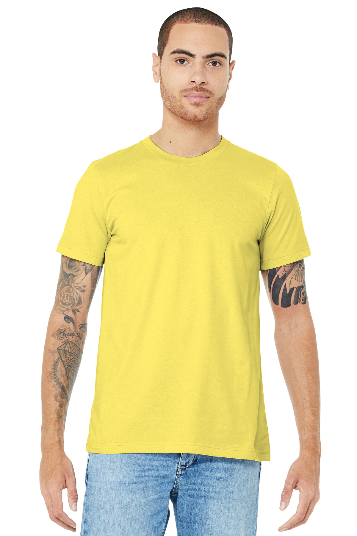 Bella Canvas 3001C | Wholesale Soft Cotton T-Shirt Bulk Pricing Yellow ...