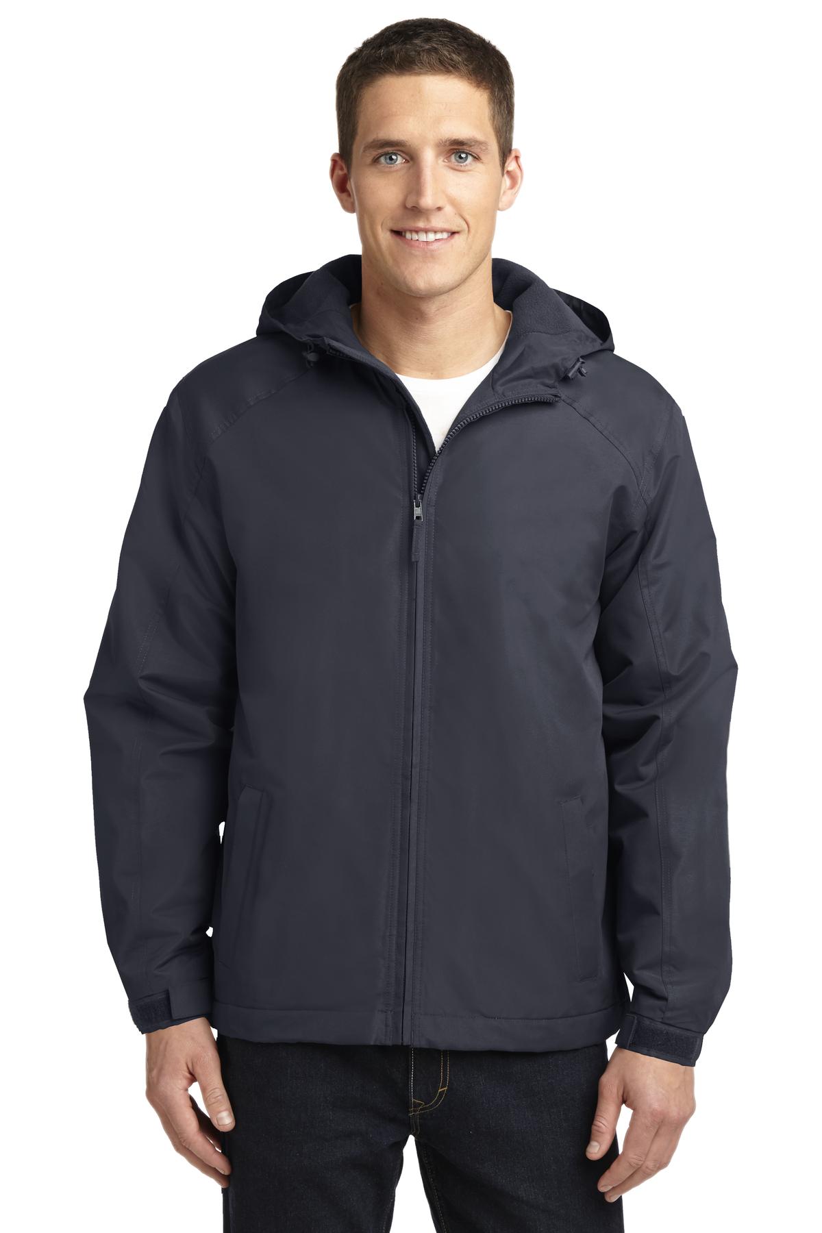 J327 Port Authority® Hooded Charger Jacket - blankstyle.com