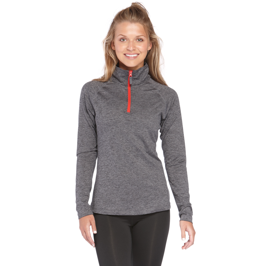 Delta Apparel S2995VP Juniors QTR Zip - From $26.72