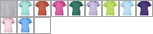 Delta Apparel 1336N Junior 30/1's Tee - Swatch